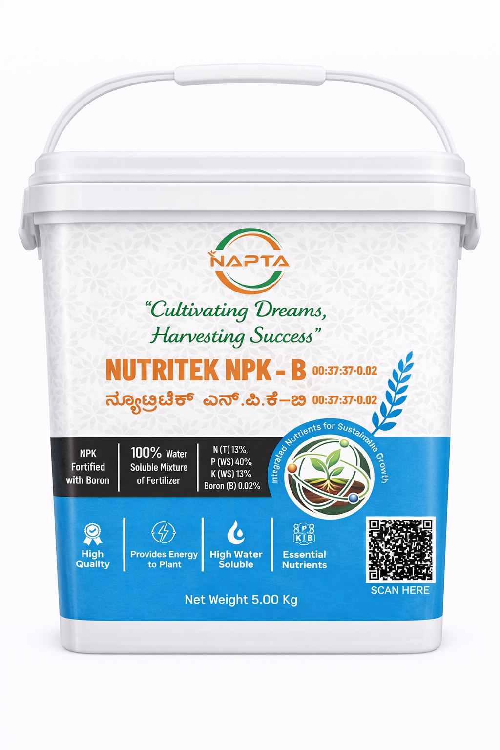 Nutritek NPK-B (00:37:37-0.02)