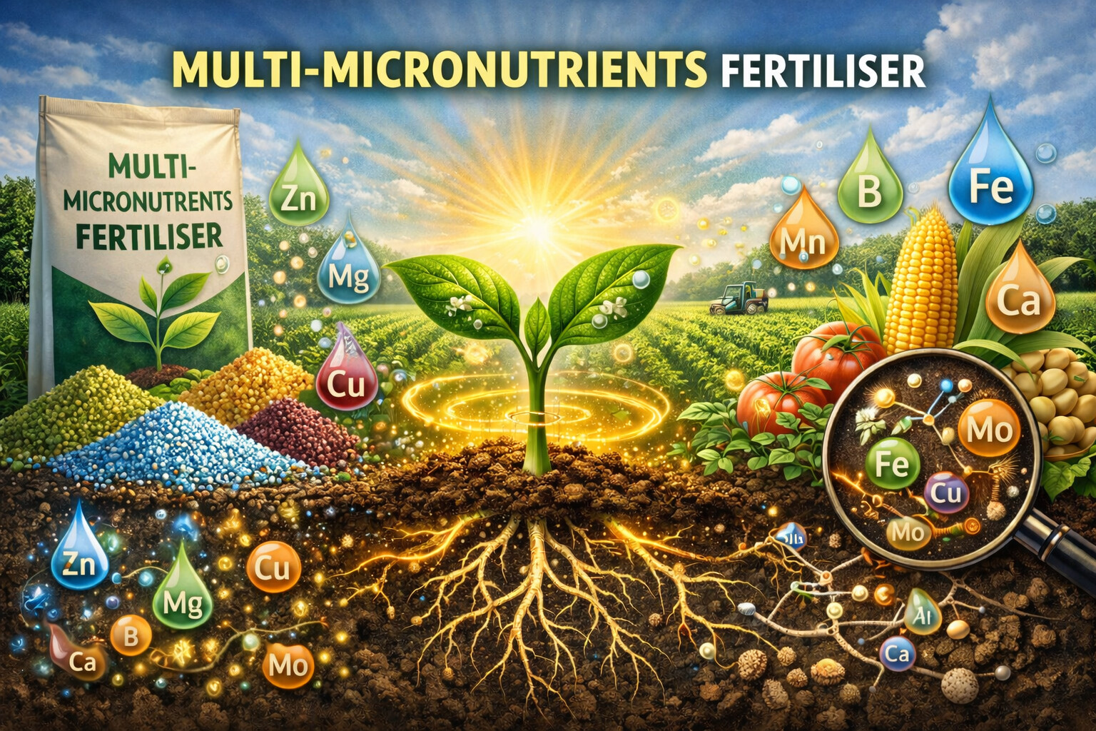 Multi-micronutrients fertiliser
